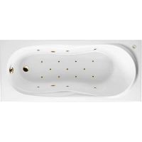 Акриловая ванна Excellent Sekwana 170x75 WAEX.SEK17.RELAX.BR с гидромассажем — фото 1, Ванны