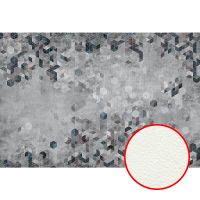 Фреска Ortograf Forma 32633 Фактура флок FLK Флизелин (4*2,7) Серый/Синий/Коричневый, Геометрия/Абстракция — фото 1, Фрески