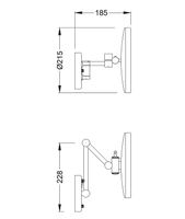 Товар: Косметическое зеркало Timo Saona 13074/00 с подсветкой Хром - фото 4 Косметическое зеркало Timo Saona 13074/00 с подсветкой Хром — фото 4, Аксессуары для ванной
