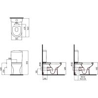 Товар: Унитаз биде Bien Venus VNKD064N1VP1W5SZ0 с бачком и сиденьем Микролифт - фото 4 Унитаз биде Bien Venus VNKD064N1VP1W5SZ0 с бачком и сиденьем Микролифт — фото 4, Унитазы