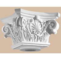 Капитель Decomaster 92831-1 580x365x580 мм — фото 1, Лепнина