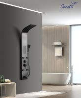 Душевая панель Ceruttispa Victoria BK CT9981 с гидромассажем Черная — фото 2, Душевые панели