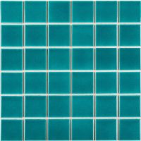 Керамическая мозаика StarMosaic Homework Crackle Green Glossy LWWB80081 30,6x30,6 см — фото 1, Мозаика