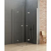 Товар: Душевой уголок New Trendy New Soleo Chrome 80х70 D-0148A/D-0151A профиль Хром стекло прозрачное - фото 2 Душевой уголок New Trendy New Soleo Chrome 80х70 D-0148A/D-0151A профиль Хром стекло прозрачное — фото 2, Душевые уголки