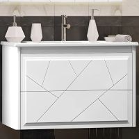 Тумба под раковину Opadiris Луиджи 80 00-00006179 подвесная Белая матовая — фото 1, Мебель для ванной