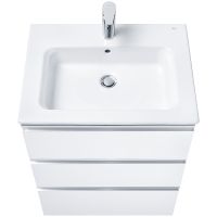 Тумба под раковину Roca The Gap 60 A857404806 подвесная Белый глянец — фото 5, Мебель для ванной