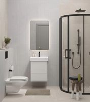 Зеркало Kerama Marazzi Pro 50 PRO.mi.50\WHT с подсветкой с сенсорным выключателем — фото 3, Зеркала в ванную комнату