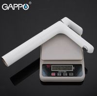 Смеситель для раковины Gappo Белый Хром арт-G1048-2 — фото 12, Смесители для раковины