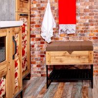 Товар: Банкетка Бриклаер Лофт 60 4627125414091 Метрополитен грей - фото 2 Банкетка Бриклаер Лофт 60 4627125414091 Метрополитен грей — фото 2, Мебель для ванной