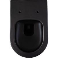 Унитаз Allen Brau Priority 4.31001.31 подвесной Черный матовый без сиденья — фото 9, Подвесные унитазы