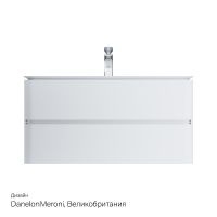 Тумба под раковину AM.PM Sensation 100 M30FHX1002WG подвесная Белая глянцевая — фото 4, Мебель для ванной