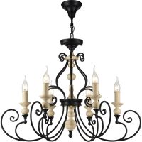 Товар: Люстра Maytoni House Karina H631-PL-06-B Черная Бежевая - фото 2 Люстра Maytoni House Karina H631-PL-06-B Черная Бежевая — фото 2, Люстры