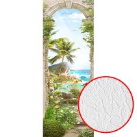 Фотообои Divino T-262 Фактура фреска Винил на флизелине (1*2,7) Разноцветный, Пейзаж — фото 1, Обои для стен