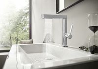 Смеситель для раковины Hansgrohe Finoris Хром арт-76063000 — фото 5, Смесители для раковины