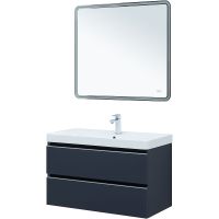 Тумба под раковину Aquanet Вега 90 329592 подвесная Маренго — фото 16, Тумбы под раковину