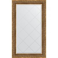 Зеркало Evoform Exclusive-G 134х79 BY 4249 с гравировкой в багетной раме - Вензель бронзовый 101 мм — фото 1, Мебель для ванной