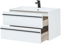 Товар: Тумба с раковиной Aquanet Lino 90 271949 подвесная Белая матовая - фото 6 Тумба с раковиной Aquanet Lino 90 271949 подвесная Белая матовая — фото 6, Мебель для ванной