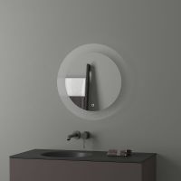 Зеркало Evoform Ledshine d60 BY 2623 с подсветкой 13.5 W - сенсорный выключатель - нейтральный белый свет — фото 3, Мебель для ванной