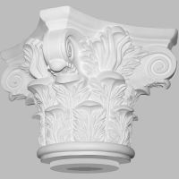 Капитель Decomaster 90024-1 450x365x450 мм — фото 1, Колонны