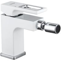 Смеситель для биде Gappo G17-8 G5017-8 Белый Хром — фото 1, Смесители для биде