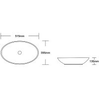 Раковина-чаша Ceruttispa 52 CR0019 СТ9596 Белая — фото 3, Раковины накладные
