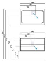 Товар: Тумба под раковину Aquaton Римини 100 1A232801RN010 подвесная Белый глянец - фото 6 Тумба под раковину Aquaton Римини 100 1A232801RN010 подвесная Белый глянец — фото 6, Мебель для ванной