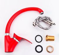 Товар: Смеситель для кухни Frap F4101-13 Красный - фото 8 Смеситель для кухни Frap F4101-13 Красный — фото 8, Смесители