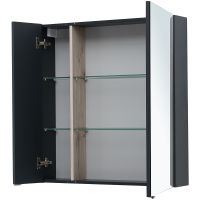 Товар: Зеркальный шкаф Aquanet Алвита New 80 277535 Антрацит - фото 7 Зеркальный шкаф Aquanet Алвита New 80 277535 Антрацит — фото 7, Зеркальные шкафы в ванную