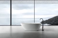 Ванна из искусственного камня Abber Dortmund 170x75 AM9911 Белая без гидромассажа — фото 7, Ванны из искусственного камня