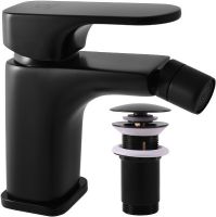 Смеситель для биде Rav Slezak Yukon YU145.5KCMAT Черный матовый — фото 2, Смесители для биде