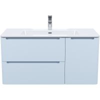 Тумба с раковиной Iddis Edifice 100 EDI10B0i95K подвесная Голубая — фото 1, Мебель для ванной