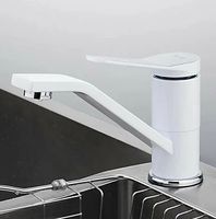 Смеситель для кухни Frap H45 F4545 Белый Хром — фото 4, Смесители для кухни