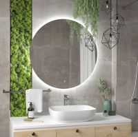 Зеркало Континент Ajour Eco 900х900 ЗЛП2811 с подсветкой с сенсорным выключателем с диммером — фото 8, Зеркала в ванную комнату