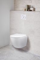 Унитаз Vincea Globo VT1-14S подвесной Белый с сиденьем Микролифт — фото 7, Подвесные унитазы