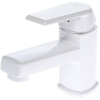 Смеситель для раковины Orange OneLife P02-021w Белый — фото 1, Смесители для раковины