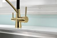 Товар: Смеситель для кухни Paulmark Siegen Si213111-G Золото - фото 6 Смеситель для кухни Paulmark Siegen Si213111-G Золото — фото 6, Смесители