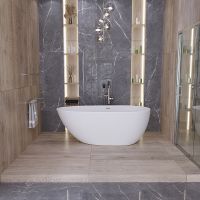 Товар: Акриловая ванна Grossman Fly 160х80 GR-1103M без гидромассажа - фото 6 Акриловая ванна Grossman Fly 160х80 GR-1103M без гидромассажа — фото 6, Ванны