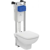 Комплект унитаза с инсталляцией Ideal Standard I.Life A WA330101 с сиденьем Микролифт — фото 1, Комплекты унитаз + инсталляция