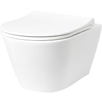 Унитаз Logan L3W AVVA 288924 подвесной Белый без сиденья — фото 3, Унитазы