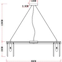 Люстра Artelamp Secunda Прозрачная Латунь арт-A1003LM-12CC — фото 5, Люстры