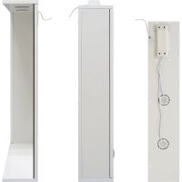 Товар: Зеркало со шкафом DIWO Дмитров 80 L СО-Дм04080-011Л с подсветкой Белое - фото 8 Зеркало со шкафом DIWO Дмитров 80 L СО-Дм04080-011Л с подсветкой Белое — фото 8, Мебель для ванной