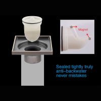 Душевой трап Gappo G81051 с решеткой Хром — фото 13, Трапы для душа