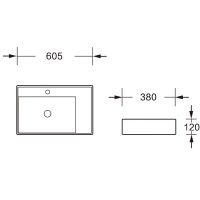 Раковина Ceruttispa 60 CR0017 9863 Белая — фото 5, Раковины накладные