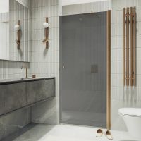 Товар: Душевая дверь Maybah Glass MGD-800-2 600x1980 на монопетле Бронза стекло графитовое - фото 1 Душевая дверь Maybah Glass MGD-800-2 600x1980 на монопетле Бронза стекло графитовое — фото 1, Душевые двери в нишу