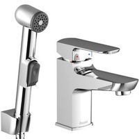 Смеситель для раковины Ravak BM 011.00 X070076 с гигиеническим душем Хром — фото 1, Смесители для раковины