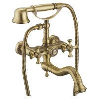 Смеситель для ванны ZorG Antic A 7000W-BR Бронза — фото 1, Смеситель для ванны