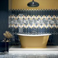 Товар: Керамический декор Kerama Marazzi Алмаш синий глянцевый HGD\A514\35000 14х34 см - фото 3 Керамический декор Kerama Marazzi Алмаш синий глянцевый HGD\A514\35000 14х34 см — фото 3, Керамическая плитка