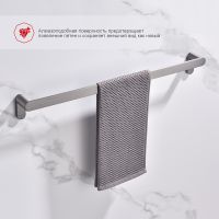 Полотенцедержатель Raglo R300.01.09 Графит — фото 3, Полотенцедержатели