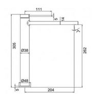 Смеситель для раковины Frap H67-6 F1067-2 Хром — фото 7, Смесители для раковины