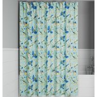 Штора для ванны Iddis Base 180х200 BP03P18i11 Зеленая — фото 1, Аксессуары для туалета